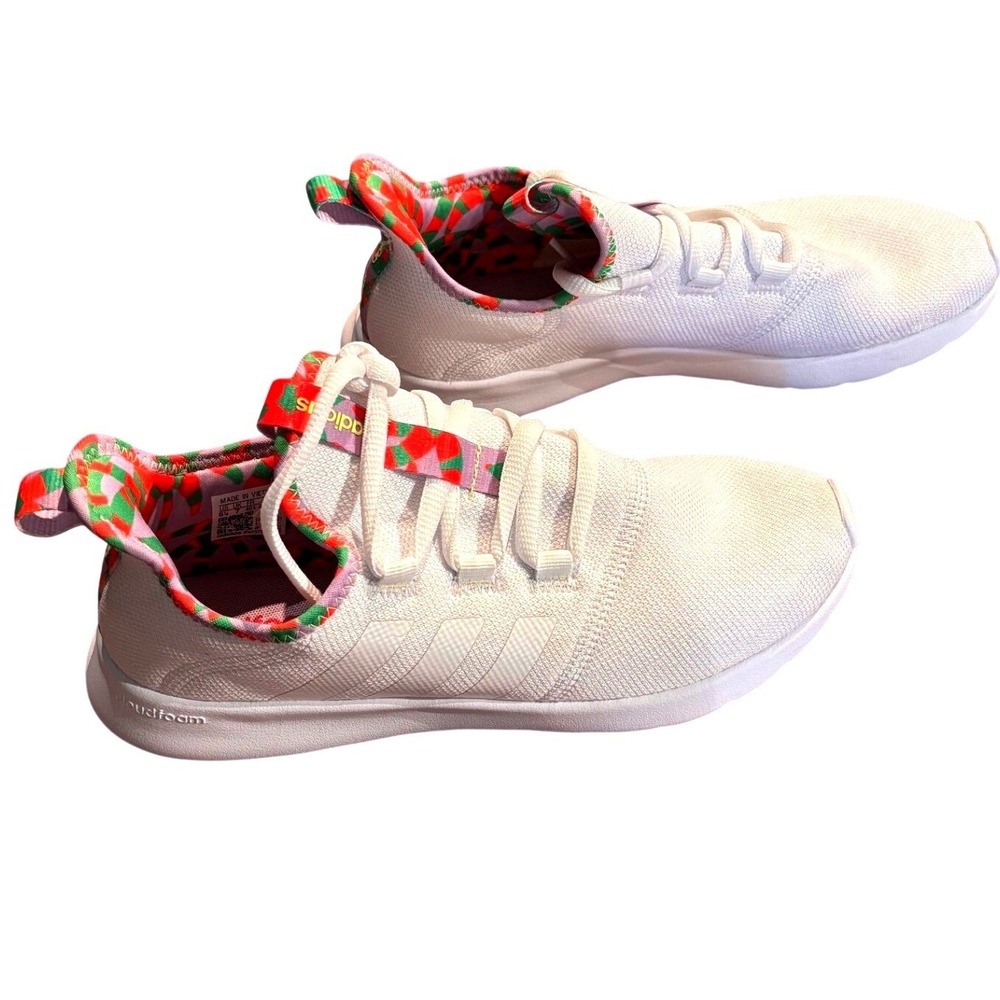 Adidas X Farm Rio Puremotion Womens White Floral Running Shoes HP6223